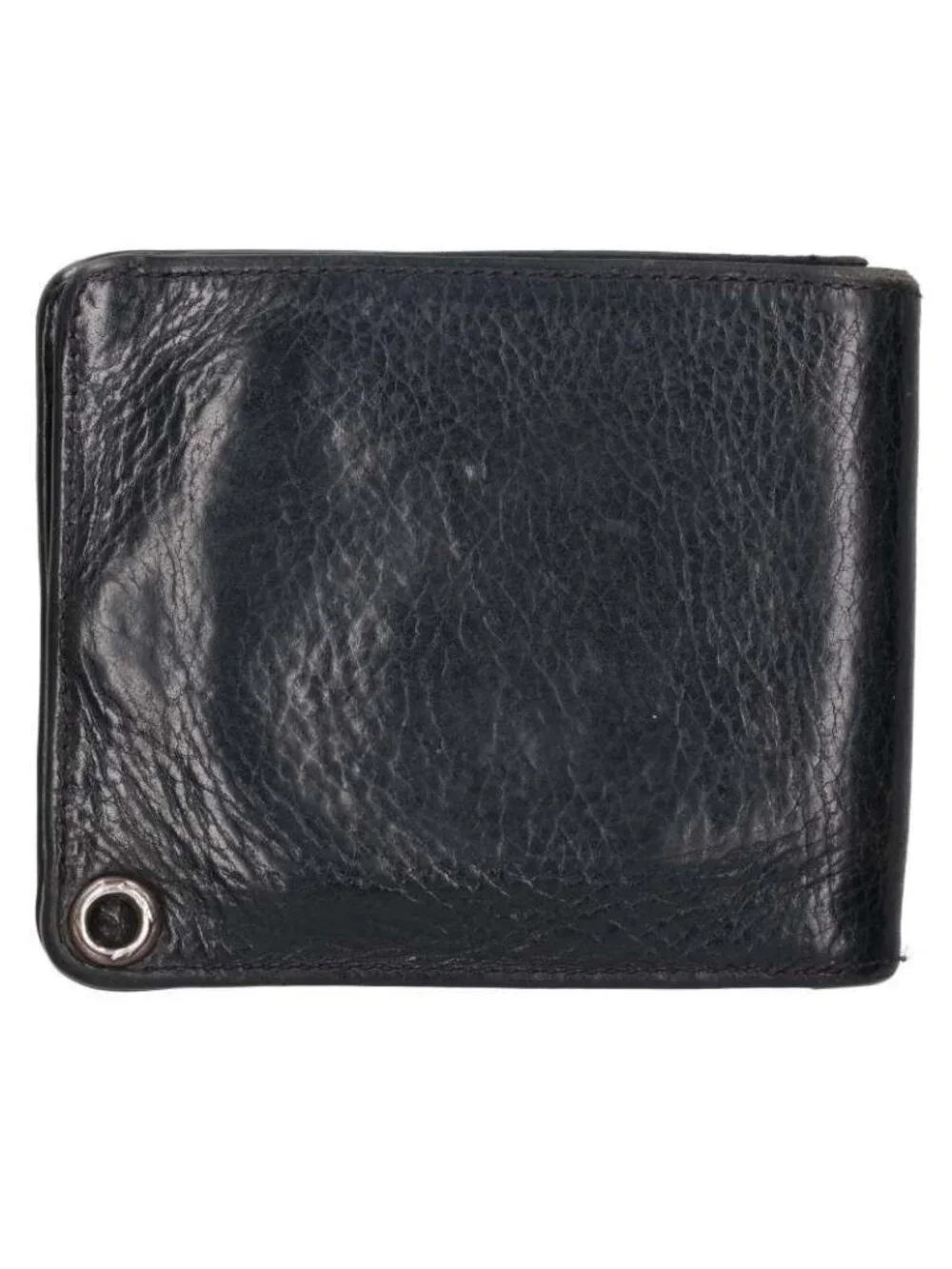 Chrome Hearts 1 Snap Cross Button Leather Wallet